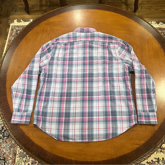 Bonobos Men’s Standard Fit Long-Sleeve Button Down Shirt XXL Blue/Purple Plaid - Picture 4 of 14